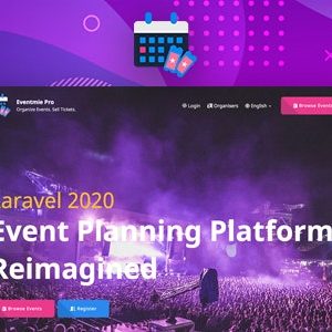 Eventmie Pro – Event Ticket Selling  Management Multi-vendor Platform Nulled + Extended License Free Download