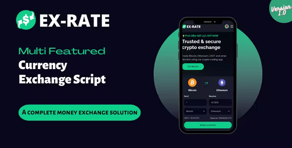 EX-RATE – A Complete Money Exchange Solution Nulled + Extended License Free Download