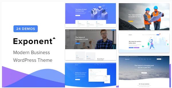 Exponent WordPress Theme 1.3.0.3 – Modern Multi-Purpose Business
 Nulled + Extended License Free Download
