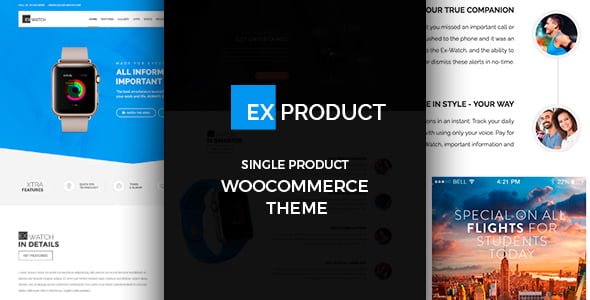 ExProduct – Single Product WordPress Theme v1.7.3
 Nulled + Extended License Free Download