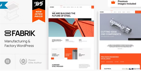 Fabrik – Manufacturing & Factory WordPress Theme 1.1
 Nulled + Extended License Free Download