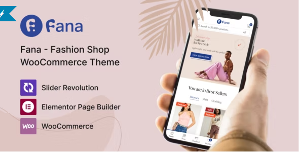 Fana – Fashion Shop WordPress Theme 1.0.2
 Nulled + Extended License Free Download