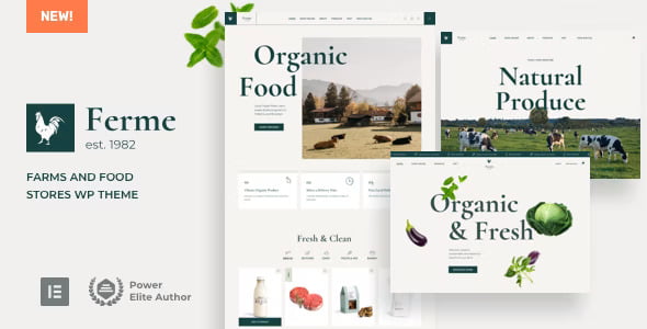Ferme – Food Store & Farm WordPress Theme 2.0
 Nulled + Extended License Free Download