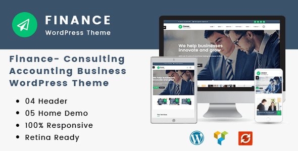 Finance Wordpress Theme - Nulled + Extended License