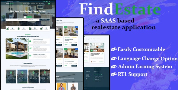 FindEstate – Laravel Real Estate Listing CMS with SaaS 2.0 Nulled + Extended License Free Download