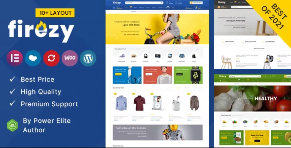 firezy WooCommerce Theme 6.0 – Multipurpose
 Nulled + Extended License Free Download