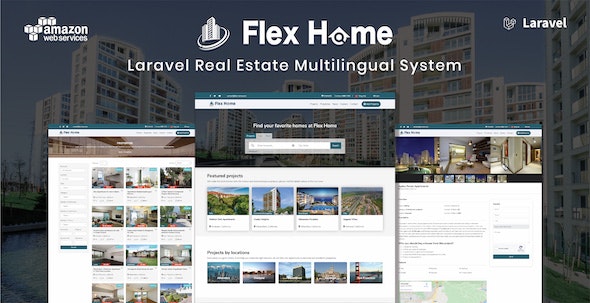 Flex Home – Laravel Real Estate Multilingual System 2.49.0 Nulled + Extended License Free Download