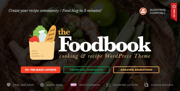 FoodBook WordPress Plugin - Nulled + Extended License