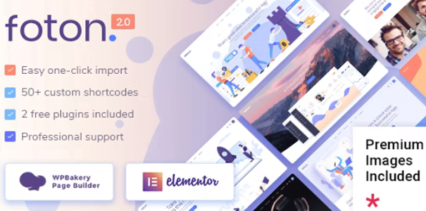 Foton WordPress Theme 2.5.2 – Software and App Landing Page Theme
 Nulled + Extended License Free Download