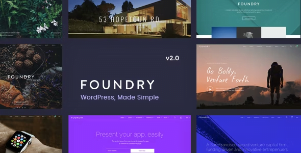 Foundry WordPress Theme 2.1.9 – Multipurpose, Multi-Concept
 Nulled + Extended License Free Download
