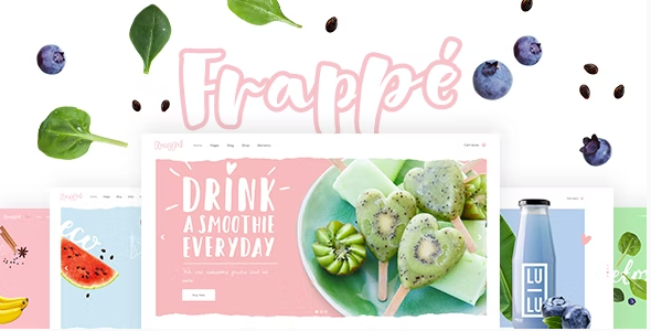 Frappé WordPress Theme – smoothies, juices and organic food Theme 1.6.1
 Nulled + Extended License Free Download