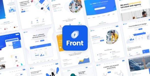 Front Wordpress Theme - Nulled + Extended License