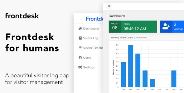 Frontdesk – Visitor Management System 4.0 Nulled + Extended License Free Download