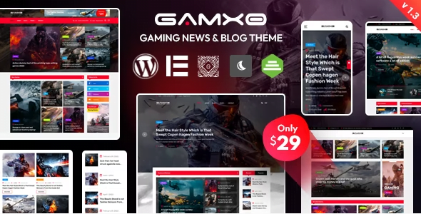 Gamxo WordPress Theme – 1.8 Gaming News & Blog Theme
 Nulled + Extended License Free Download