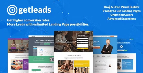 Getleads High-Performance Landing Page WordPress Theme 2.4
 Nulled + Extended License Free Download
