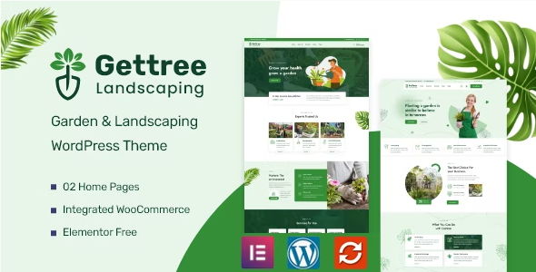 Gettree – Garden & Landscaping WordPress Theme 1.1.1
 Nulled + Extended License Free Download