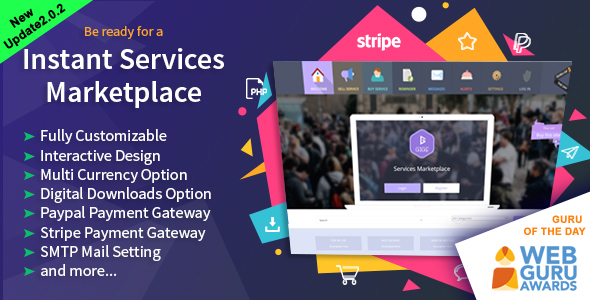 Gigs – Services Marketplace Nulled + Extended License Free Download