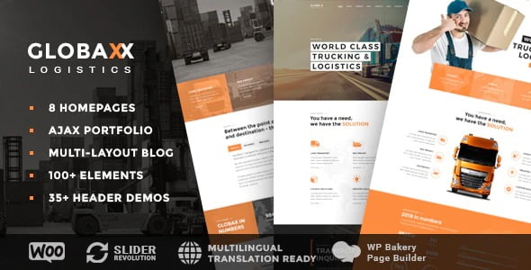 Globax – Logistics Woocommerce WordPress Theme 3.9
 Nulled + Extended License Free Download