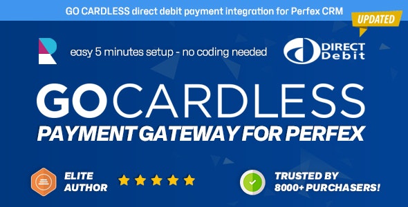 GoCardless Payment Gateway for Perfex CRM Nulled + Extended License Free Download