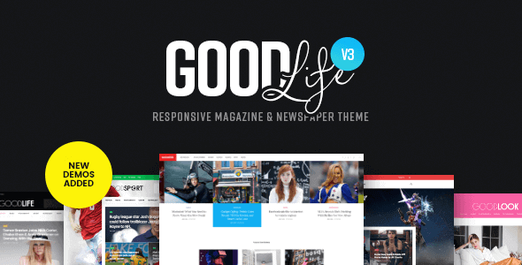 GoodLife – Magazine & Newspaper WordPress Theme 4.6.0
 Nulled + Extended License Free Download