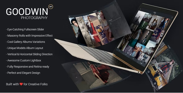 GoodWin – Photography & Videography WordPress Theme 1.9.7
 Nulled + Extended License Free Download