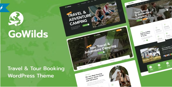 Gowilds – Travel & Tour Booking WordPress Theme 1.0.5
 Nulled + Extended License Free Download