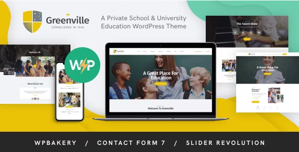 Greenville – A Private School & University Education WordPress Theme 1.3.3
 Nulled + Extended License Free Download