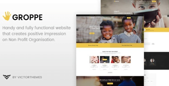Groppe WordPress Theme 2.8 – Nonprofit Theme
 Nulled + Extended License Free Download