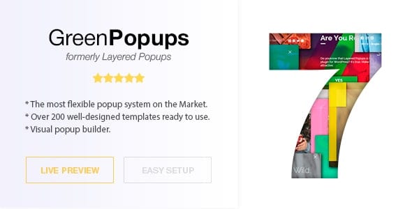 Green Popups WordPress Plugin - Nulled + Extended License