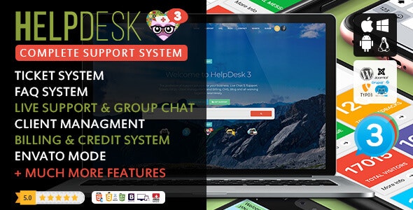 HelpDesk 3 – The professional Support Solution 4.0.2 Nulled + Extended License Free Download