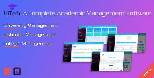 HiTech – University Management System, Institute And College Nulled + Extended License Free Download