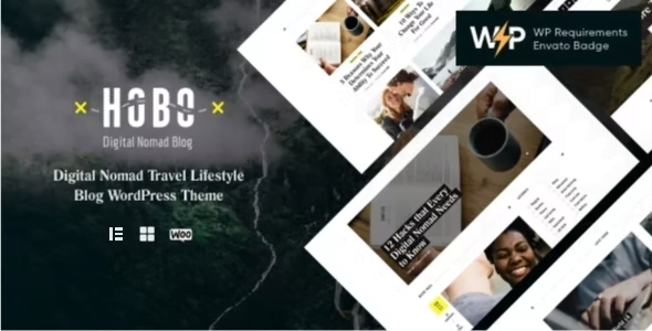 Hobo – Digital Nomad Travel Lifestyle Blog WordPress Theme 1.0.6
 Nulled + Extended License Free Download