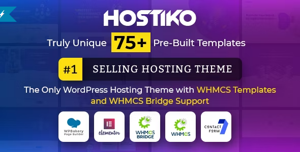 Hostiko – WordPress WHMCS Hosting Theme 83.0.0
 Nulled + Extended License Free Download