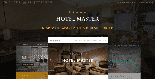 Hotel Master WordPress Theme 4.1.6 – Hotel & Hostel Booking Theme
 Nulled + Extended License Free Download