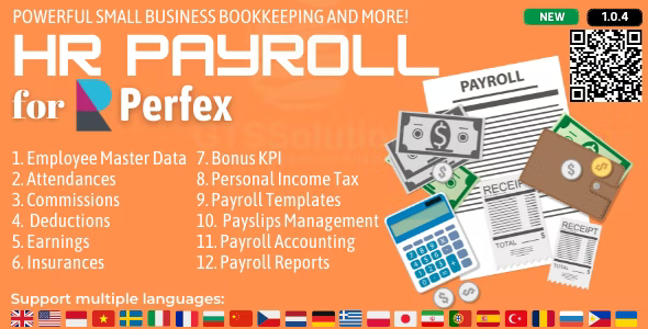 HR Payroll module for Perfex CRM 1.0.5 Nulled + Extended License Free Download