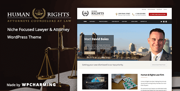 HumanRights WordPress Theme 1.1.7 – Lawyer and Attorney
 Nulled + Extended License Free Download