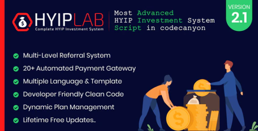 HYIPLAB – Complete HYIP Investment System 4.0 Nulled + Extended License Free Download