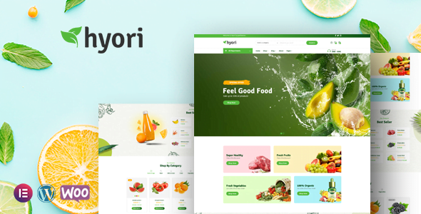 Hyori – Organic Food WooCommerce Theme 1.0.1
 Nulled + Extended License Free Download