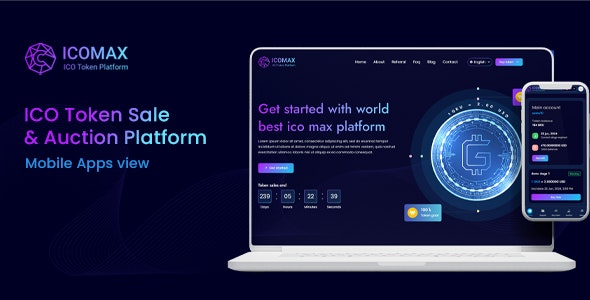 ICOMAX Token Sale  Auction Platform Nulled + Extended License Free Download