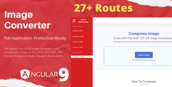Image Converter Full Production Ready Application – PNG, JPG, BMP, TIFF, GIF Converter (Angular15) Nulled + Extended License Free Download