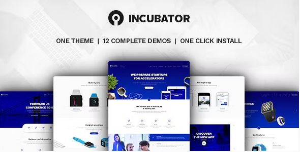 Incubator – Startup Business WordPress Theme 3.3
 Nulled + Extended License Free Download