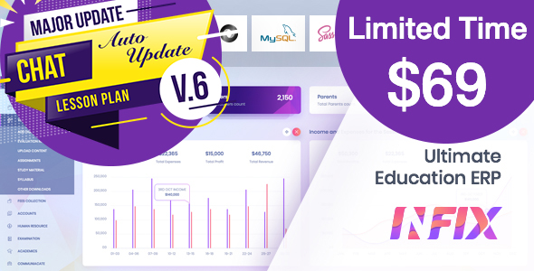 InfixEdu School – School Management System Software 9.1.0 Nulled + Extended License Free Download
