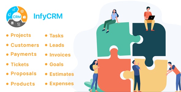 InfyCRM – Laravel CRM with Project Management, Tasks, Leads, Invoices, Estimates and Goals Nulled + Extended License Free Download