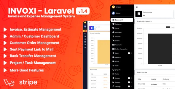INVOXI – Laravel Invoice and Expense Management System 1.4 Nulled + Extended License Free Download