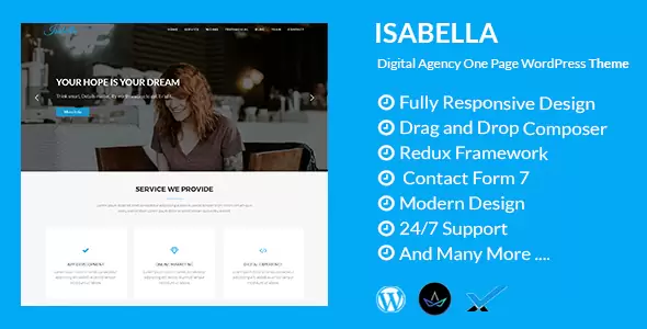 Isabella WordPress Theme - Nulled + Extended License