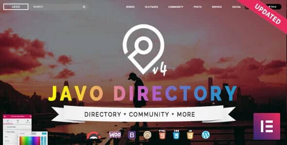Javo Wordpress Theme - Nulled + Extended License