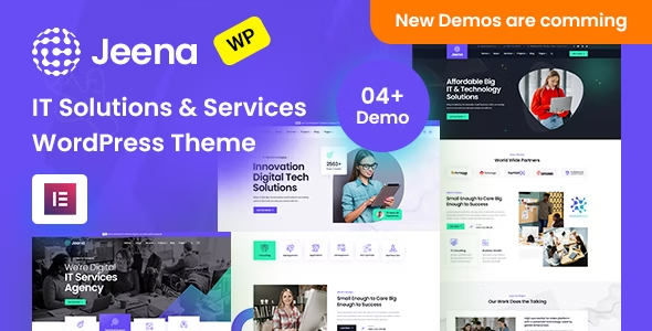 Jeena – IT Solutions & Technology Elementor WordPress Theme 1.0.1
 Nulled + Extended License Free Download