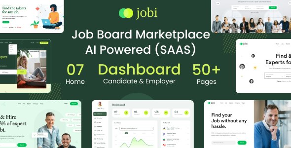 Jobi – Job Board Marketplace | AI Powered (SAAS) Nulled + Extended License Free Download