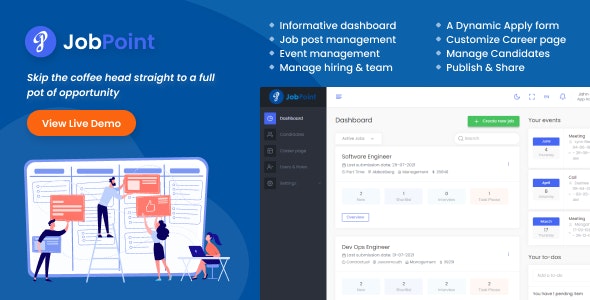 JobPoint – Recruitment Management System 2.1 Nulled + Extended License Free Download