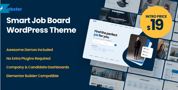 Jobster – Smart Job Board WordPress Theme 1.5
 Nulled + Extended License Free Download